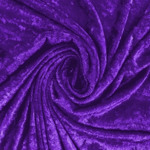 Purple Crushed Velvet