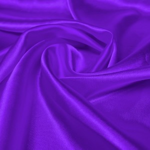 purple polyester satin fabric