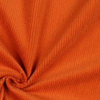 Washed Stretch Cotton Corduroy - Orange