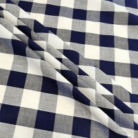 1'' Polycotton Gingham NAVY