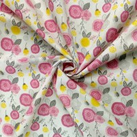 100% Organic Cotton - FLORAL