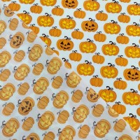 Halloween Polycotton - PUMPKINS