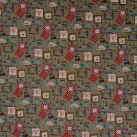 The Sewing Room 100% Cotton Design 2 BROWN