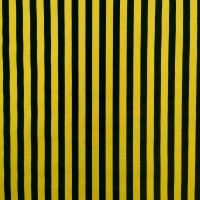 Polycotton Stripes YELLOW & BLACK