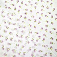 POLYCOTTON  - Lilac Flowers