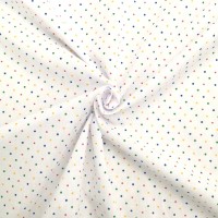 2mm Multicolour Polycotton Polkadot