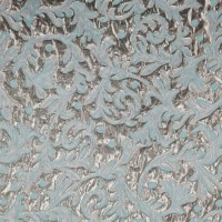 Metallic Floral Brocade - Mint