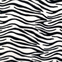 Antipill Fleece - Zebra