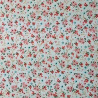 Floral Poplin Design 20 - CORAL