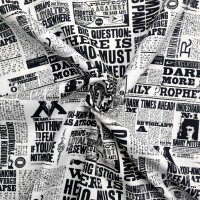 Harry Potter - Newsprint 100% Cotton