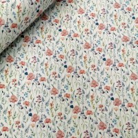 100% Floral Cotton - PETITE DULCE AMAPOLA