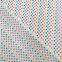 5mm Multicolour Polkadot Polycotton Design 1