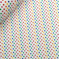 5mm Multicolour Polkadot Polycotton Design 1