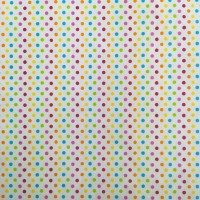 5mm Multicolour Polkadot Polycotton Design 2