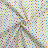 5mm Multicolour Polkadot Polycotton Design 2