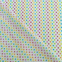 5mm Multicolour Polkadot Polycotton Design 2