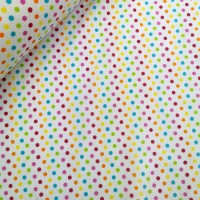 5mm Multicolour Polkadot Polycotton Design 2