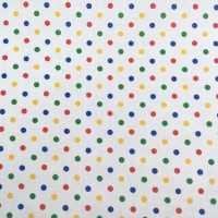 15mm Multicolour Polycotton Polkadot