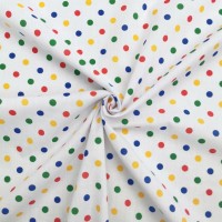 15mm Multicolour Polycotton Polkadot