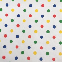 26mm Multicolour Polycotton Polkadot