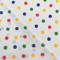 26mm Multicolour Polycotton Polkadot