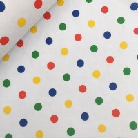 26mm Multicolour Polycotton Polkadot