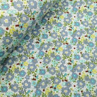 Floral Poplin Design 1 BLUE