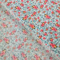 Floral Poplin Design 3 Blue