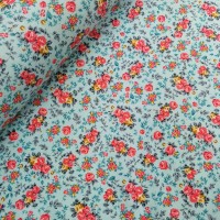 Floral Poplin Design 3 Blue