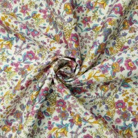 Floral Poplin Design 23 IVORY