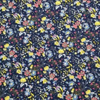 Floral Poplin Design 23 NAVY