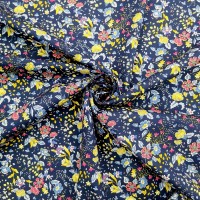 Floral Poplin Design 23 NAVY