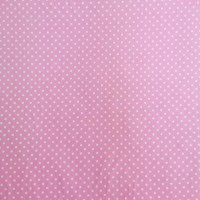 3mm Spot Cotton Poplin Baby Pink