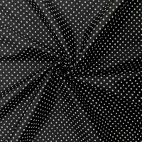 3mm Spot Cotton Poplin Black