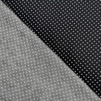 3mm Spot Cotton Poplin Black