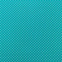 3mm Spot  Cotton Poplin Turquoise