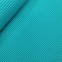 3mm Spot  Cotton Poplin Turquoise