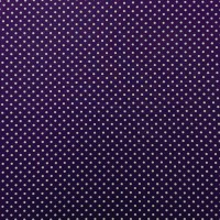 3mm Spot  Cotton Poplin Purple