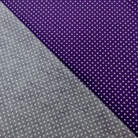 3mm Spot  Cotton Poplin Purple