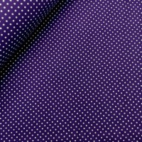 3mm Spot  Cotton Poplin Purple