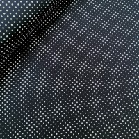 3mm Spot Cotton Poplin Navy