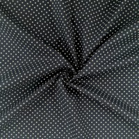 3mm Spot Cotton Poplin Navy