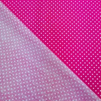 3mm Spot Cotton Poplin Bright Pink