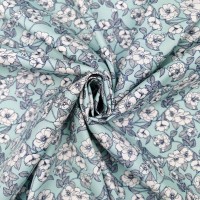 Floral Poplin Design 17 MINT