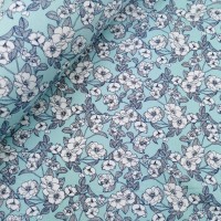 Floral Poplin Design 17 MINT