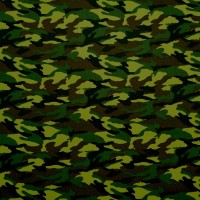 100% Cotton Camouflage - WOODLAND