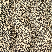 Baby Leopard Polyester Velboa