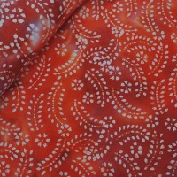 Batik Cotton - Barbados Red