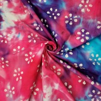 Batik Cotton - Bettowia Flower Cerise