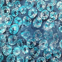 Batik Cotton - Puerto Rico Blue